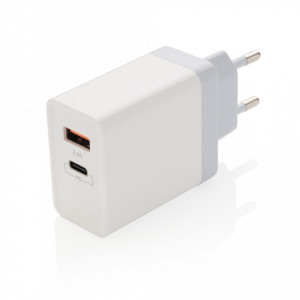 30W Fast wall charger dual output with PD