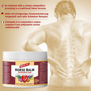 Конски Балсам REFIT Horse Balm 80 ml Roll-On при много силна болка с незабавен и дълготраен ефект от световноизвестния Karlsbad Spa Natural