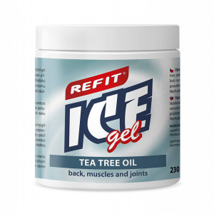 Охлаждащ гел Refit Ice Gel Tea Tree Oil 230 ml– при много силна болка с незабавен и дълготраен ефект от световноизвестния Карлови Вари.