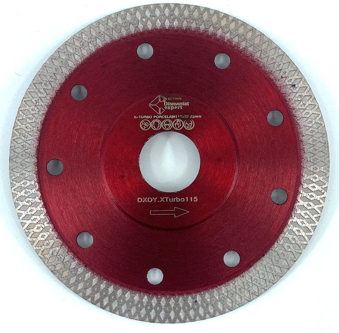 Disc diamantatexpert pt. portelan dur & gresie ft. dura 115x22.2 (mm) premium - dxdy.xturbo.115