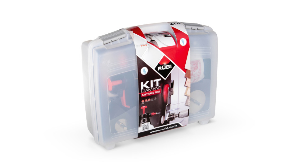Kit carote diamantate easygres plus 20, 28, 35, 43, 50, 68, 75mm, 7 buc. - rubi-50937