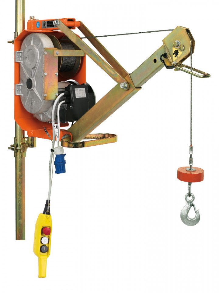 Electropalan profesional cu brat extensibil 300 kg, 40 metri cablu - iori-dm300ap-elef40m