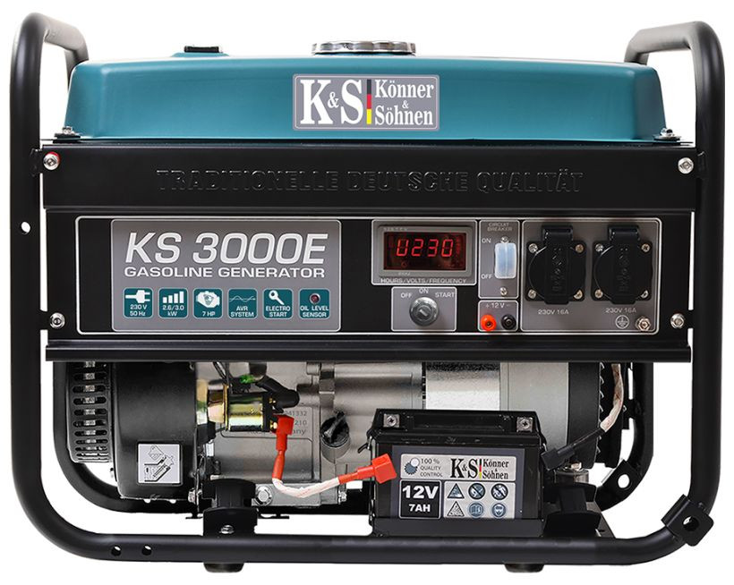 Generator de curent 3 kW benzina PRO - Konner & Sohnen - KS-3000E title=Generator de curent 3 kW benzina PRO - Konner & Sohnen - KS-3000E
