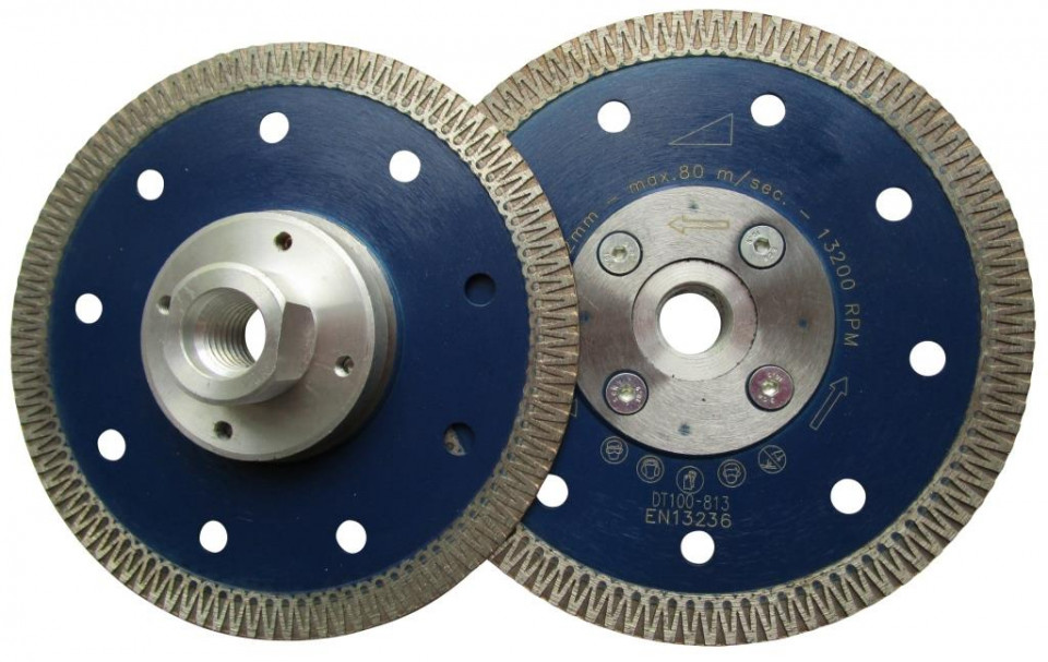 Disc diamantatexpert pt. ceramica dura, portelan, gresie 125xm14 (mm) super premium - dxdh.3901.125.m14