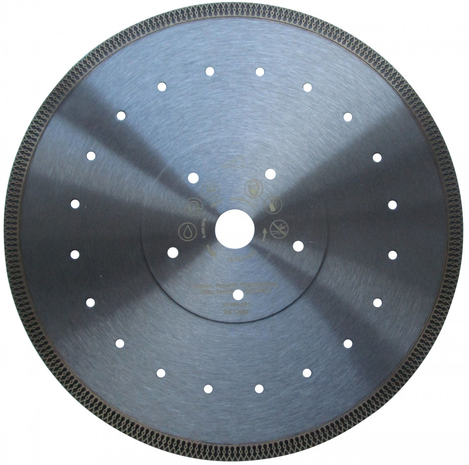 Disc diamantatexpert pt. ceramica dura, portelan, gresie 250x25.4 (mm) super premium - dxdh.3901.250.25