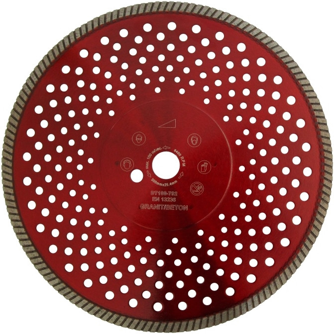 Disc diamantatexpert pt. granit & piatra - turbo 300mm super premium - dxdh.2677.300 (Ø interior disc: 20mm)