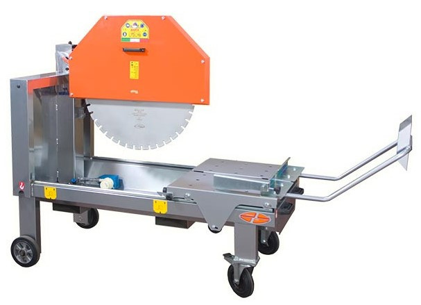 Masina de taiat materiale de constructii, 7.5kw, disc 1000mm, manta tp 1000 - mondial