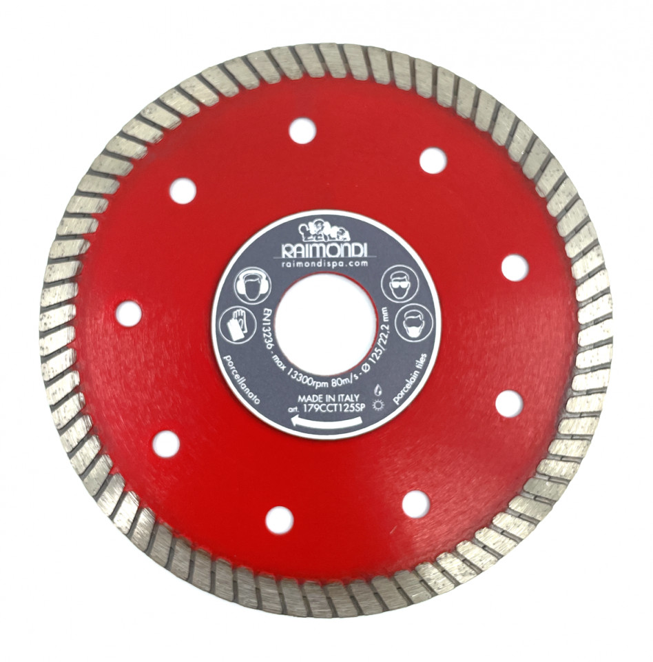 Disc diamantat pt. gresie, faianta, placi 125mm - raimondi-179cct125sp