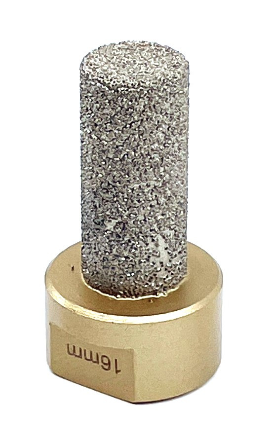 Freza tip deget pt. frezari in gresie portelanata si piatra - diametrul 16mm - prindere m14 - dxdy.gold.finger