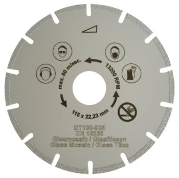 Disc diamantatexpert pt. mozaic - special 115x22.2 (mm) super premium - dxdh.2107.115