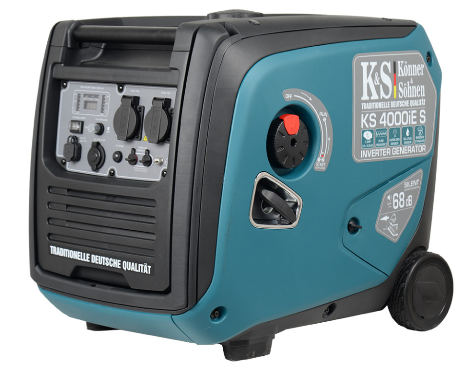 Generator de curent 4 kW inverter - benzina - insonorizat - Konner & Sohnen - KS-4000iE-S