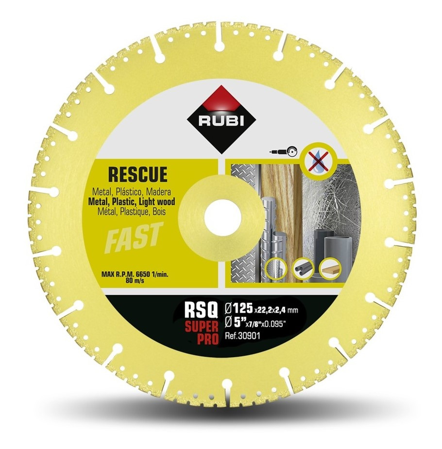 Disc diamantat pt. descarcerare 125mm, rsq 125 super pro - rubi-30901