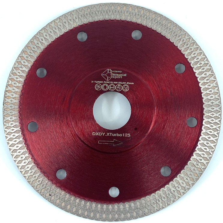Disc diamantatexpert pt. portelan dur & gresie ft. dura 125x22.2 (mm) premium - dxdy.xturbo.125