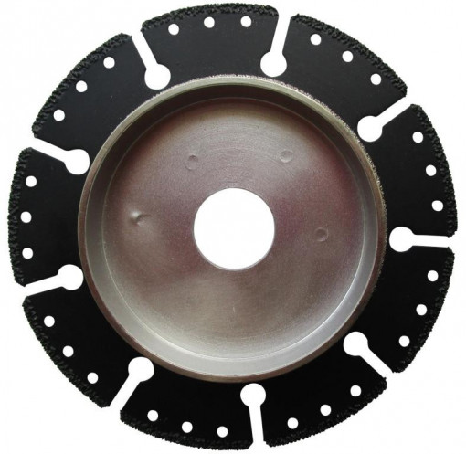Disc DiamantatExpert pt. taiere si sanfrenare tevi de plastic 125x22.2 (mm) Super Premium - DXDH.9107.125.TA