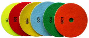 Paduri / dischete diamantate pt. slefuire uscata de pardoseli, #100 125mm - Super Premium - DXDH.25007.125.0100