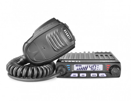 Promotie statie radio CB Avanti Supremo + antena Sirio T3/27 + adaptor Sirio Mag-DV + suport prindere fixa pe portbagaj