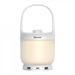 Lampa Baseus Moon-Series cu luminozitate reglabila, incarcare wireless