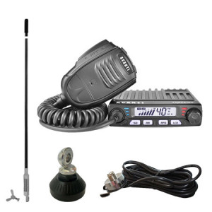 Promotie Statie Radio CB Avanti Supremo + Antena CB Avanti Nemo 90 + Suport prindere fixa Avanti + Adaptor Avanti