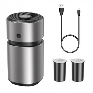Odorizant auto Baseus Breeze Fan Air cu functie de purificare a formaldehidei (argintiu)