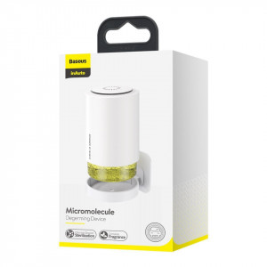 Purificator aer Baseus Micromolecule, impotriva formaldehidelor, bacteriilor si virusurilor 100ml (alb)