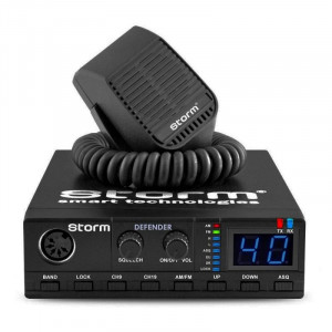 Statie Radio CB Storm Defender, Squelch automat, Putere reglabila