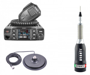 Promotie statie radio CB Avanti Morini Forza + antena Avanti Regale Plus + baza 170
