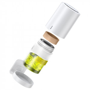 Purificator aer Baseus Micromolecule, impotriva formaldehidelor, bacteriilor si virusurilor 100ml (alb)