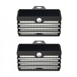 Lampa exterior Baseus Matrix cu LED si senzor de miscare (2 buc)