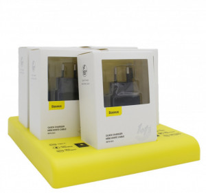 Set incarcatoare USB-C PD Baseus Mini, Power Delivery 18W cu cablu USB-C - Lightning 1m (negru) 5 buc