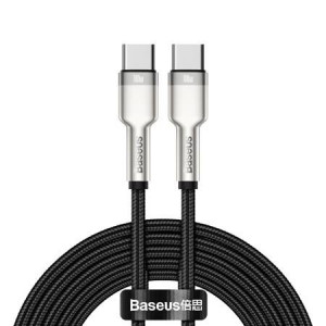 Cablu de date Baseus, USB Type-C, 100w, 5A, 2m, negru