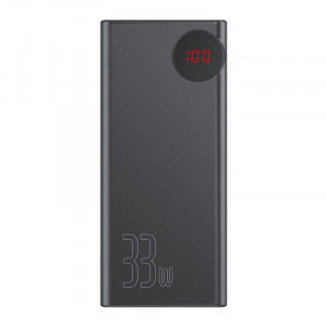 Powerbank 30000mAh cu display Baseus Mulight 2x USB, QC 3.0, PD (negru)