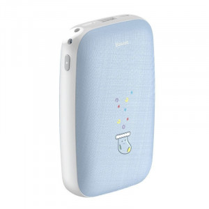 PowerBank cu functie de incalzire a mainilor Baseus Mini Q 10000 mAh - albastru