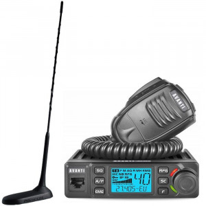 Promotie statie radio CB Avanti Delta + antena CB President New Virginia