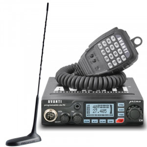 Promotie statie radio CB Avanti Primo + antena President Virginia UP