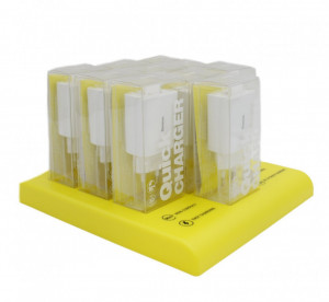 Set incarcatoare Baseus Speed Mini, PD + QC 3.0 18W (alb) 10 buc