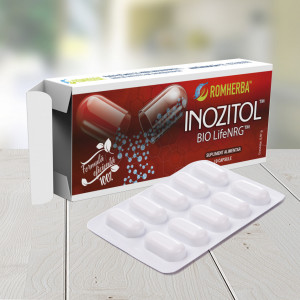 Inozitol BIO LifeNRG de la ROMHERBA-blister 10 capsule