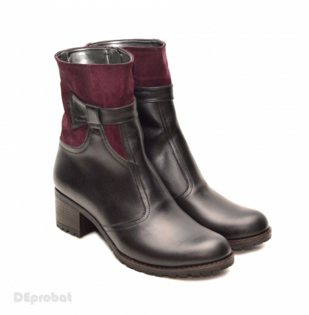 Ghete dama casual-elegante din piele naturala cod G20MV