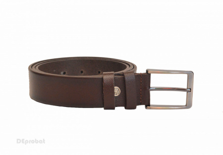 Curea piele naturala Maro (latime 3,7 cm) - cod C130