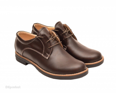 Pantofi dama maro casual-eleganti din piele naturala cod P75 Natasha