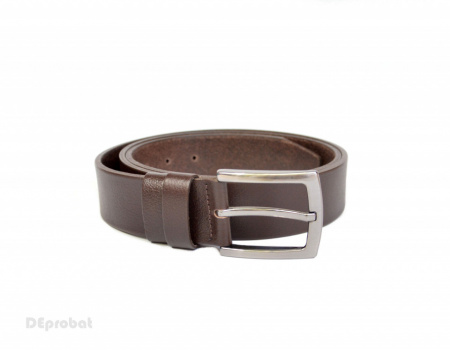 Curea piele naturala Maro calitate superioara (latime 3,7 cm) - cod C141