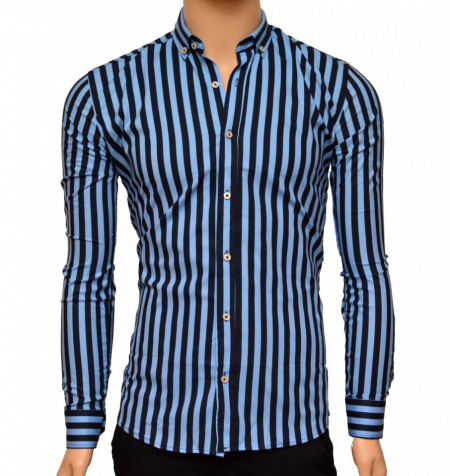 Camasa Slim Fit dungata - Camasa barbati smart casual ZR86