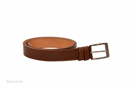 Curea piele naturala Maro (latime 3,3 cm) - Made in Romania C111