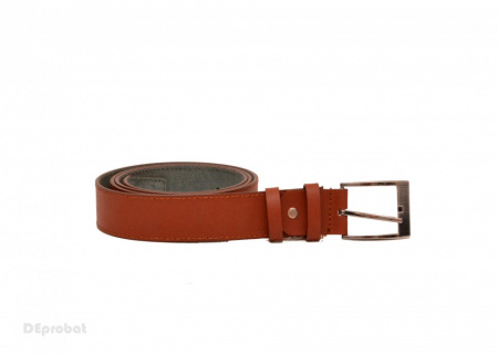 Curea piele naturala Maro (latime 3,7 cm) - Made in Romania C107