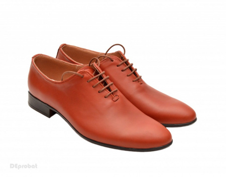 Pantofi barbati piele naturala maro deschis casual-eleganti cod P68MD - Editie de LUX