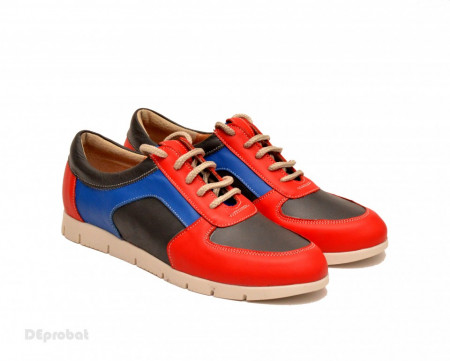 Pantofi dama sport-casual din piele naturala cod P97 - LICHIDARE STOC 40