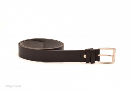 Curea piele naturala eleganta maro (latime 3,5 cm) - Curea maro piele naturala C24