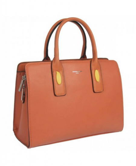 Geanta cognac dama originala David Jones CM5700COGNAC