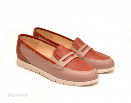 Pantofi dama sport-casual din piele naturala cu elastic cod P100