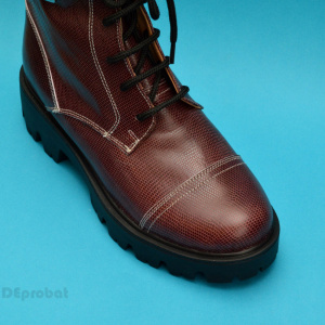 Bocanci bordo dama piele naturala sport-casual cod BOC24BORDO