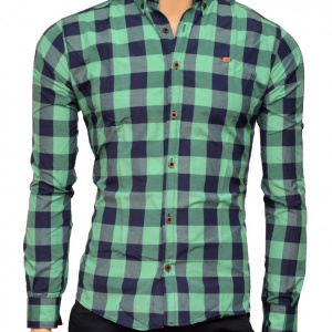 Camasa carouri Slim Fit barbati - Camasa carouri barbati ZR25